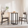 Pieds de table à manger cadre en O 80x40x73 cm acier 