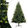 Sapin de Noël artificiel à charnières avec support 120 cm 