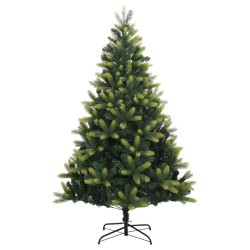 Sapin de Noël artificiel à charnières avec support 120 cm 
