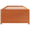 Lit de jour sans matelas cire marron 80x200 cm bois pin massif 