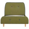 Cadre de lit sans matelas vert tissu 90x200 cm 
