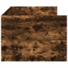 Lit de jour avec tiroirs sans matelas chêne fumé 90x200 cm 