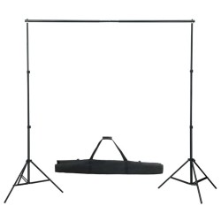 Kit de studio photo avec ensemble d'éclairage et toile de fond 
