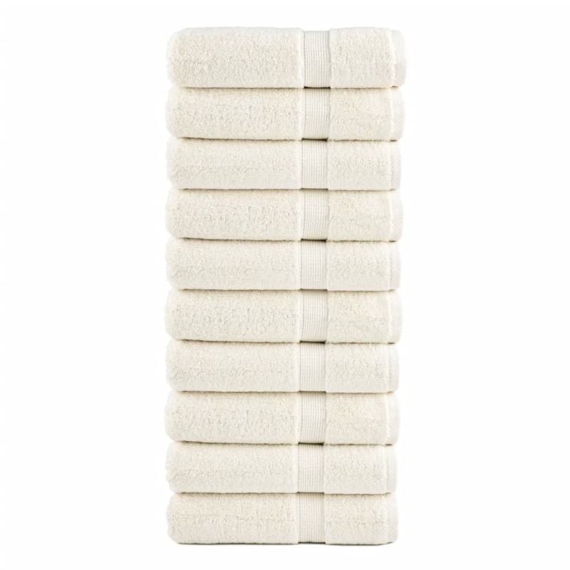 Essuie-mains de qualité supérieure SOLUND 10 pcs crème 600 g/m² 