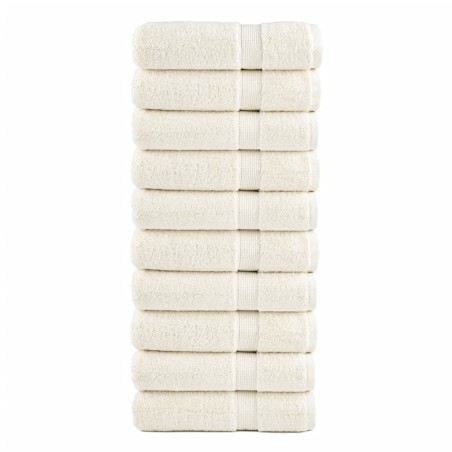 Essuie-mains de qualité supérieure SOLUND 10 pcs crème 600 g/m² 