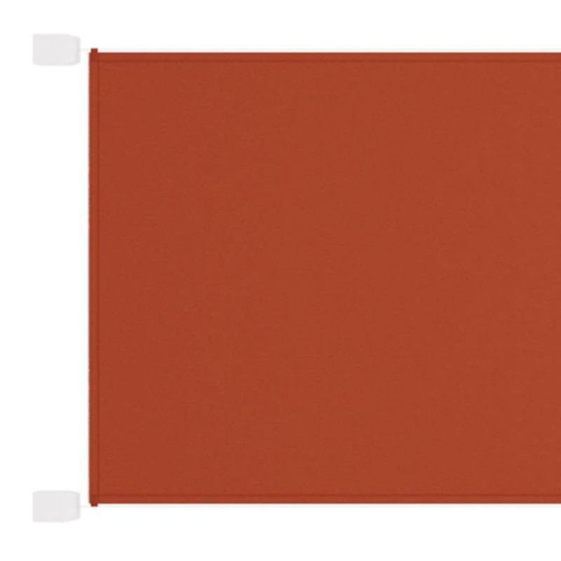 Auvent vertical Terre cuite 60x1200 cm Tissu oxford 