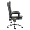 Chaise de bureau de massage Anthracite Similicuir 