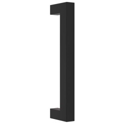 Poignées d'armoire 20 pcs noir 128 mm acier inoxydable 