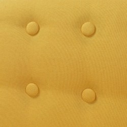 Fauteuil jaune tissu 