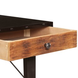 Table console 118x35x76 cm Bois de récupération massif 
