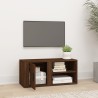 Meuble TV Chêne marron 80x31,5x36 cm Bois d'ingénierie 