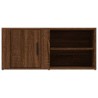 Meuble TV Chêne marron 80x31,5x36 cm Bois d'ingénierie 