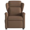 Fauteuil de massage inclinable Marron Tissu 