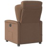 Fauteuil de massage inclinable Marron Tissu 