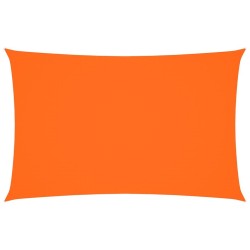 Voile de parasol tissu oxford rectangulaire 4x7 m orange 