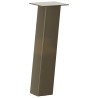 Pieds de table basse 4 pièces Acier naturel 42 cm Acier 