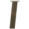 Pieds de table basse 4 pièces Acier naturel 42 cm Acier 