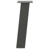 Pieds de table basse 4 pièces Anthracite 42 cm Acier 