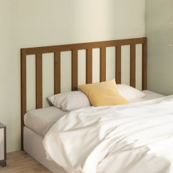 Tête de lit Marron miel 156x4x100 cm Bois massif de pin 