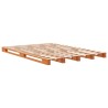Lit de palette sans matelas cire marron 140x200 cm pin massif 