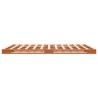 Lit de palette sans matelas cire marron 140x200 cm pin massif 