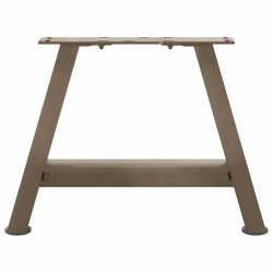 Pieds de table basse en forme de A, 2 pièces, 30 x (30-31) cm, acier 