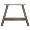 Pieds de table basse en forme de A, 2 pièces, 30 x (30-31) cm, acier 