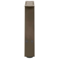 Pieds de table basse en forme de A, 2 pièces, 30 x (30-31) cm, acier 