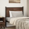 Tête de lit chêne marron 80 cm bois d'ingénierie et acier 