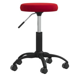 Chaise de salle à manger Rouge bordeaux Velours 