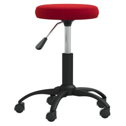 Chaise de salle à manger Rouge bordeaux Velours 