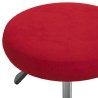 Chaise de salle à manger Rouge bordeaux Velours 