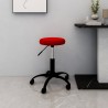 Chaise pivotante de bureau Rouge bordeaux Velours 