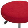 Chaise pivotante de bureau Rouge bordeaux Velours 
