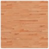 Dessus de table 90x90x4 cm carré bois massif de hêtre 