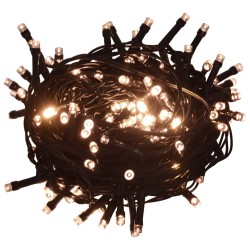 Guirlande LED avec 300 LED Blanc chaud 30 m PVC 