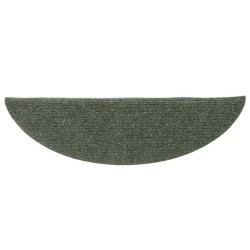 Tapis d'escalier auto-adhésifs 20 pcs vert 56x17x3 cm 