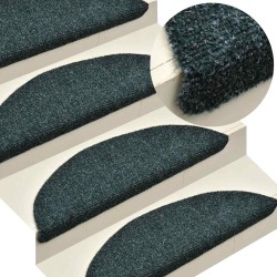 Tapis d'escalier auto-adhésifs 20 pcs vert 56x17x3 cm 