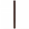 Tapis rectangulaire marron foncé 80x500 cm bambou 