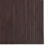 Tapis rectangulaire marron foncé 80x500 cm bambou 
