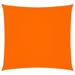 Voile de parasol tissu oxford carré 3,6x3,6 m orange 