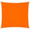Voile de parasol tissu oxford carré 3,6x3,6 m orange 