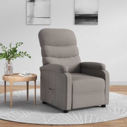 Fauteuil inclinable Taupe Tissu 