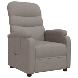 Fauteuil inclinable Taupe Tissu 
