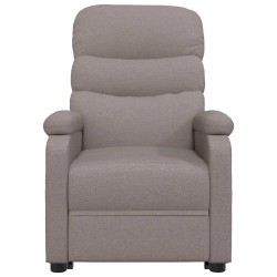 Fauteuil inclinable Taupe Tissu 
