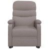 Fauteuil inclinable Taupe Tissu 
