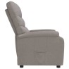 Fauteuil inclinable Taupe Tissu 