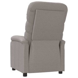 Fauteuil inclinable Taupe Tissu 