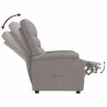 Fauteuil inclinable Taupe Tissu 