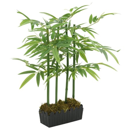 Bambou artificiel 240 feuilles 80 cm vert 